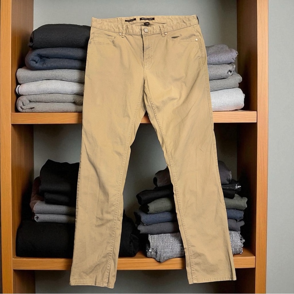 Michael Kors Parker twill Men's Khaki Chinos